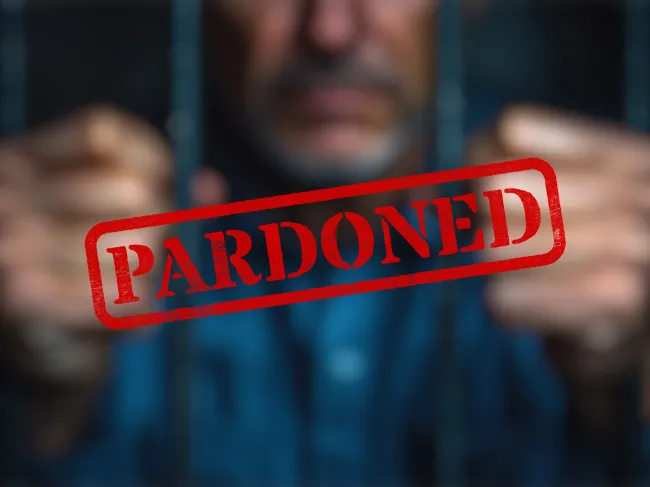 pardoned
